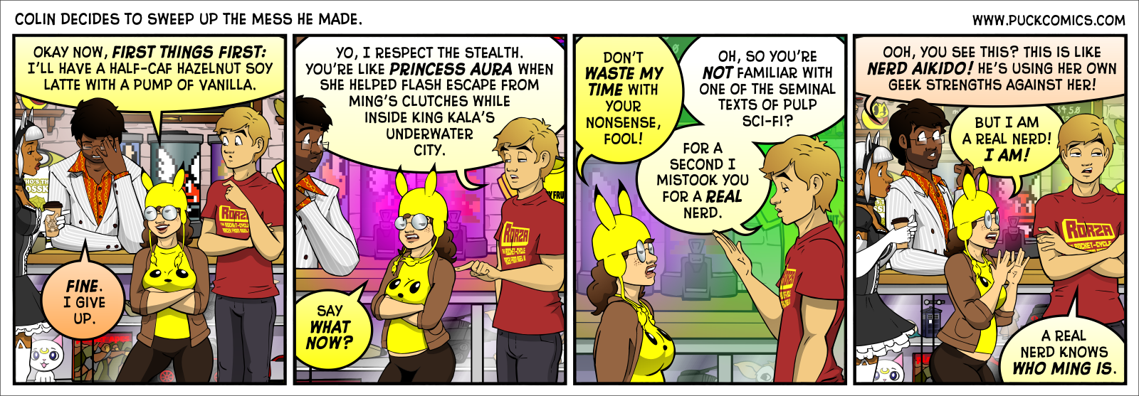 A real nerd doesn't necessarily know who Ming is. But a really OLD nerd does.